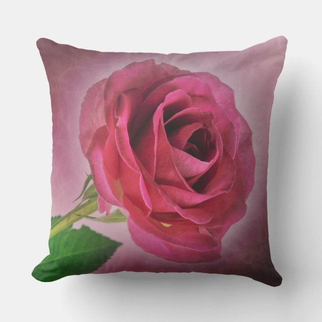 Red Rose Buitenkussen (Voorkant)