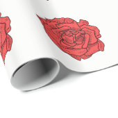 Red Rose Cadeaupapier (Rol Hoek)