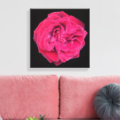 Red Rose Canvas Afdruk (Insitu (Woonkamer))