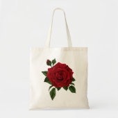 Red Rose Canvas tas (Voorkant)