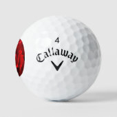 Red Rose css gbcna Golfballen (Logo)