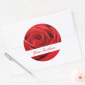 Red Rose Custom Stickers (Envelop)