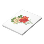 Red Rose en Daisies Notitieblok (Gedraaid)