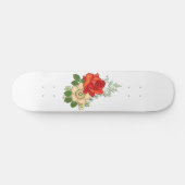 Red Rose en Daisies Skateboard (Horizontaal)