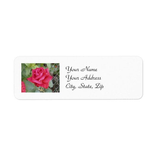 Red Rose Etiket (Voorkant)