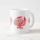 Red Rose Extra Grote Beker (Voorkant rechts)
