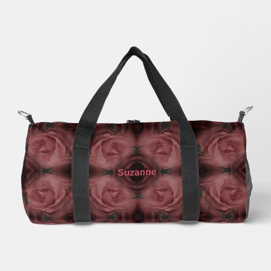 Red Rose Flower Abstract gepersonaliseerd Plunjezak (Voorkant)