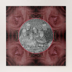 Red Rose Flower Natuur Lijst Uw foto toevoegen Legpuzzel