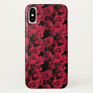 Red Rose Garden Flowers Floral iPhone X Hoesje