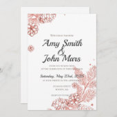 Red Rose Gold Pine Cones Kaart (Voorkant / Achterkant)