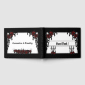 Red Rose Gothic Gastboek Wit Gastenboek (Volledig)