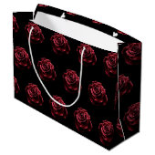 Red Rose Groot Cadeauzakje (Achterkant Gekanteld)
