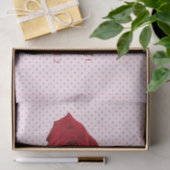 Red Rose Happy Valentine's Day Gift Tissue Paper Tissuepapier (Geschenk)