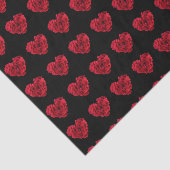 Red Rose Heart Tissuepapier (Detail)