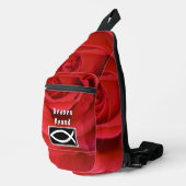Red Rose Heaven Bound Sling Bag (Rechterhoek)