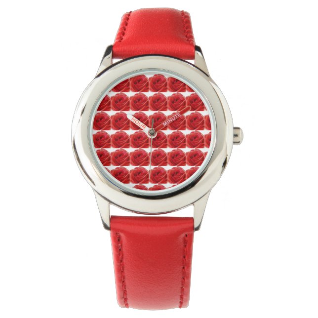 Red Rose Horloge (Voorkant)
