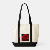 Red Rose itcnm Tote Bag (Achterkant)