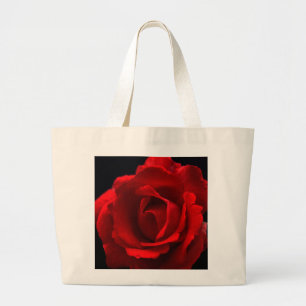 Red Rose jtcn Large Tote Bag