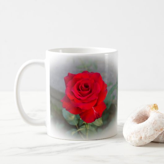 Red Rose Koffiemok (Met donut)