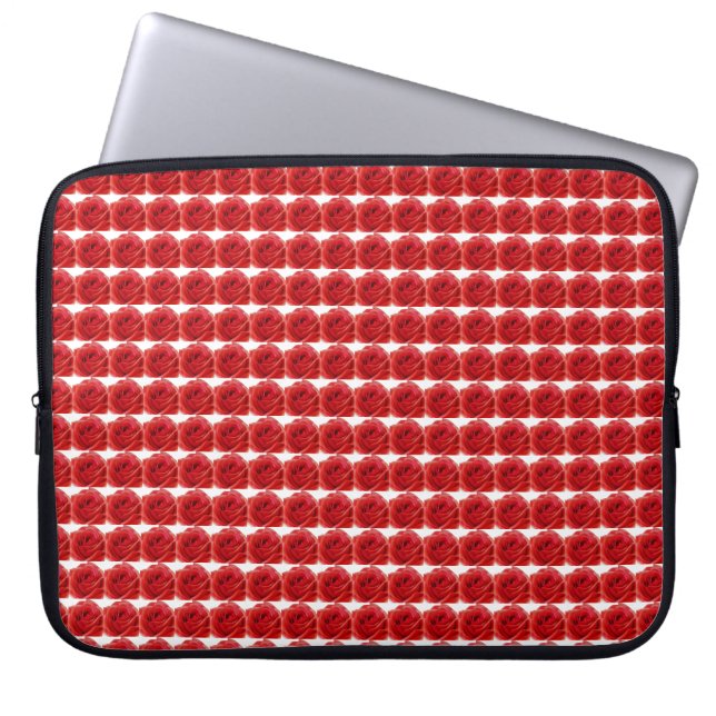 Red Rose Laptop Sleeve (Voorkant)