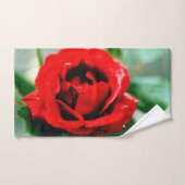 Red Rose Love (Serviette à main)