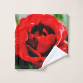 Red Rose Love Bad Handdoek (Wasdoekje)