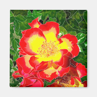Red Rose Magneet