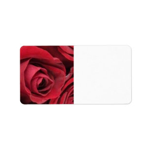 Red Rose Mailing Labels