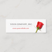 Red Rose Mini Visitekaartje (Voorkant)