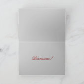 Red Rose op Piano Keys-Bravissimo! Kaart (Binnen)