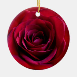Red Rose Ornament Gepersonaliseerde Roos Decoratie