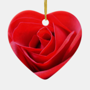 Red Rose Ornament Romantic Roos Decorations