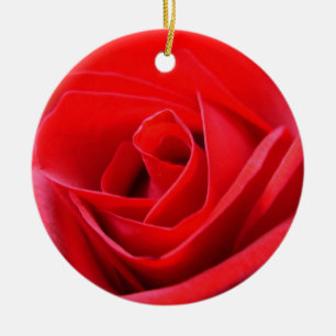 Red Rose Ornament Romantic Roos Decorations