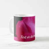 Red Rose Personalized Koffiemok (Voorkant links)