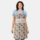 Red Rose Personalized Schort (Gedragen)