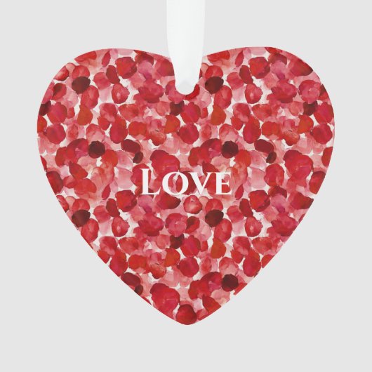 Red Rose Petals Floral (devant)