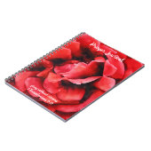 Red Rose Petals Prayer Journal Notitieboek (Linkerzijde)