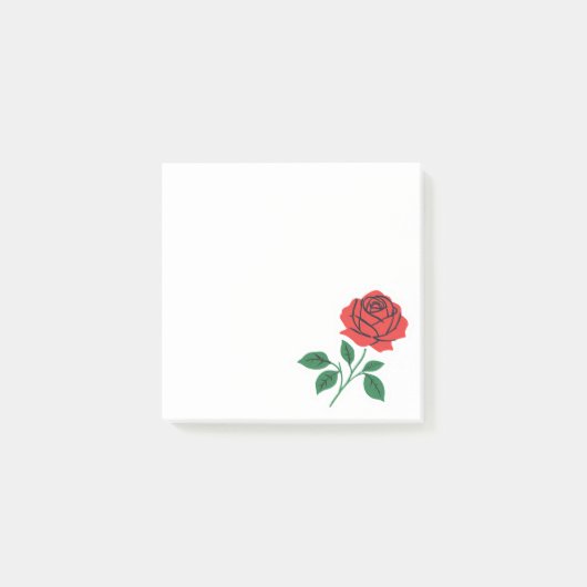 Red Rose Post-it® Notes (Voorkant)