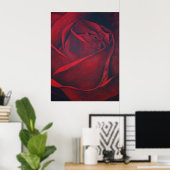 Red Rose Poster (Thuiskantoor)