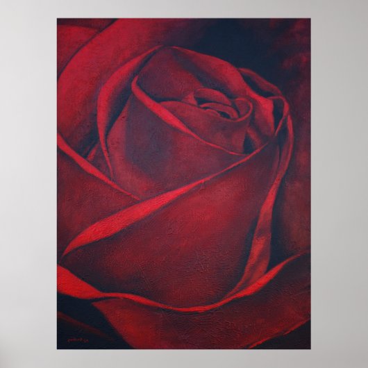 Red Rose Poster (Voorkant)