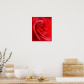 Red Rose Poster — Afdruk prachtige, langwerpige Ar (Keuken)