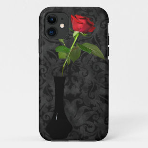 Red Rose Romance iPhone 11 Hoesje