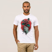 Red Rose Romance T-shirt (Voorkant volledig)