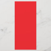 Red Rose Romantic Wedding Menus (Dos)