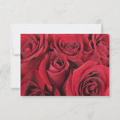 Red Rose RSVP-kaart RSVP Kaartje (Achterkant)