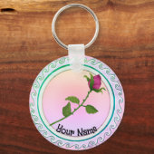 Red Rose Sleutelhanger (Voorkant)