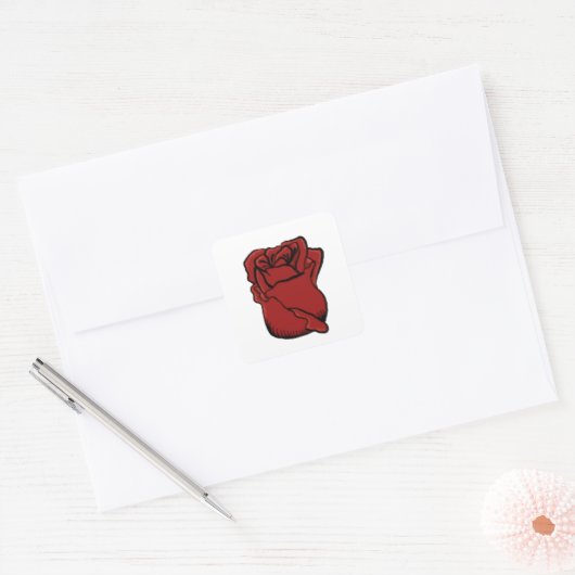 Red Rose Sticker (Envelop)