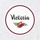 Red Rose Swagger Labels (Design 1)