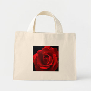 Red Rose-tetcna Mini Tote Bag
