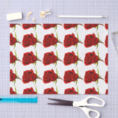 Red Rose Tissue Tissuepapier (Craft)